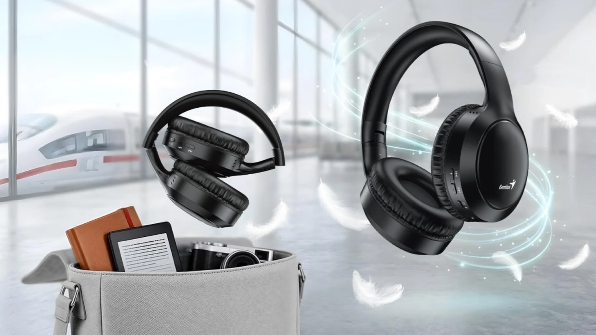 Genius HS-800BT: Lehká skládací sluchátka s Bluetooth 6.0